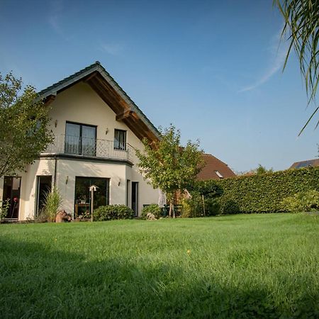 Ferienhaus Mountfrosch Mit Sauna Und Naturpool 몬샤우 외부 사진